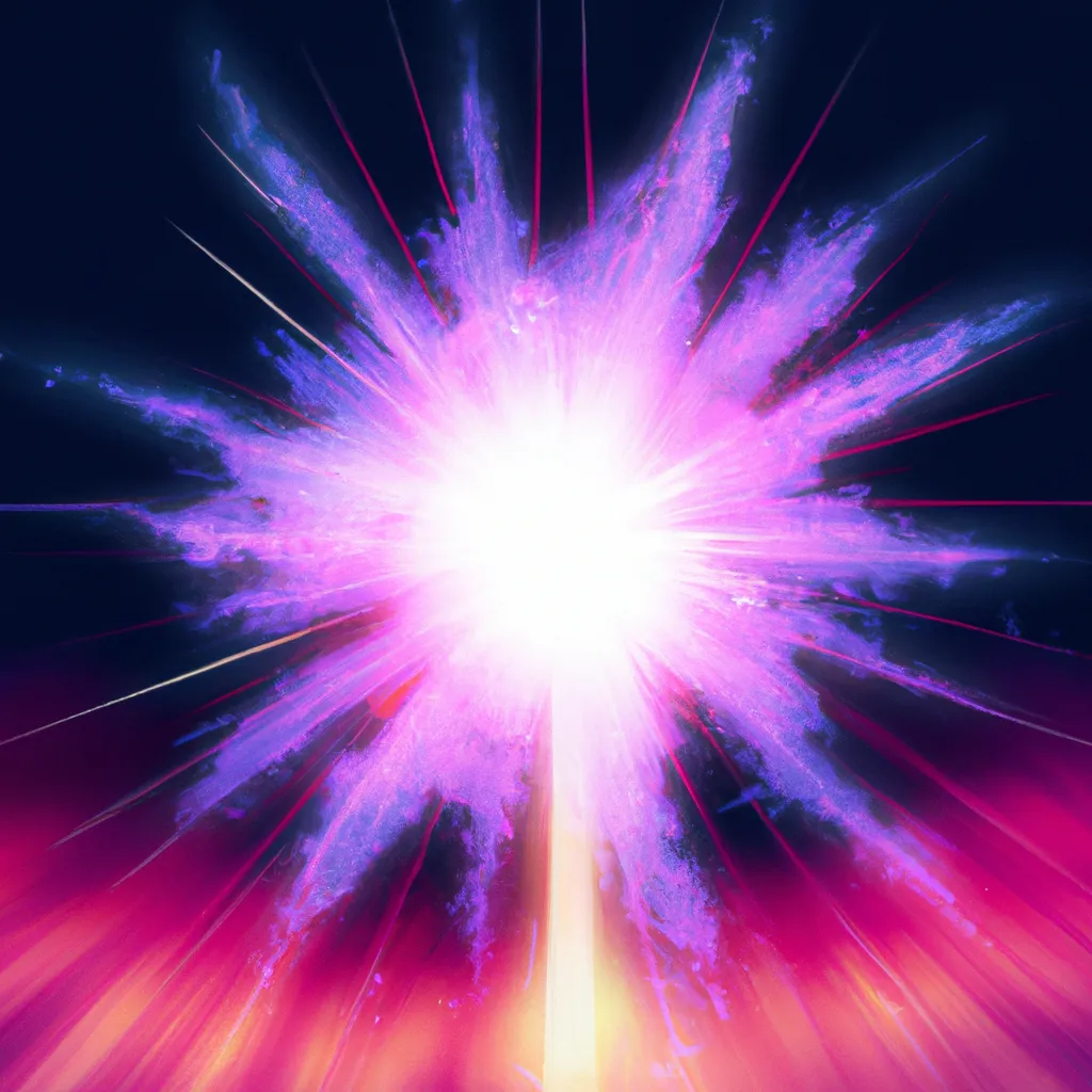 Prompt: exploding star, aliens, synthwave, 