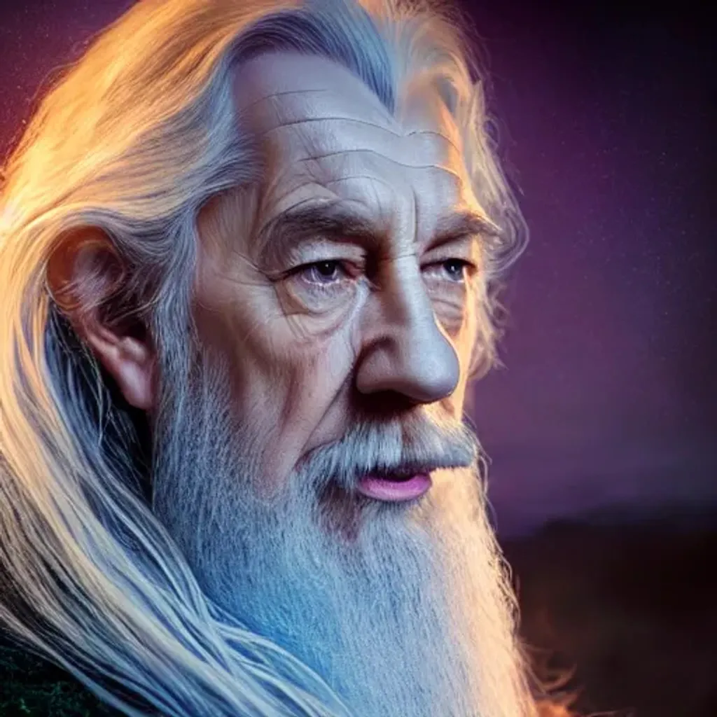 Prompt: heavenly male wizard of Thunderstorms, Gandalf, Ultra-Realistic, Intricate, Medium Long Shot Centered Portrait, Perfect Facial Details, Magic clouds, Piezoluminescence overlays background, Natural Dynamic Colors, Dynamic Volumetric Lighting, 8k resolution, Ultra-detailed, Detailed background, High Quality, Gerhard Richter, Anna Dittmann, Thomas Kinkade, charlie bowater, wassilly Kandinsky, trending on artstation, sharp focus, studio photo, intricate details, highly detailed, by greg rutkowski, defiant, obstinate, brave, dangerous, style, dnd character portrait, oil on canvas, masterpiece, expert, insanely detailed, john william waterhouse, agnes cecile