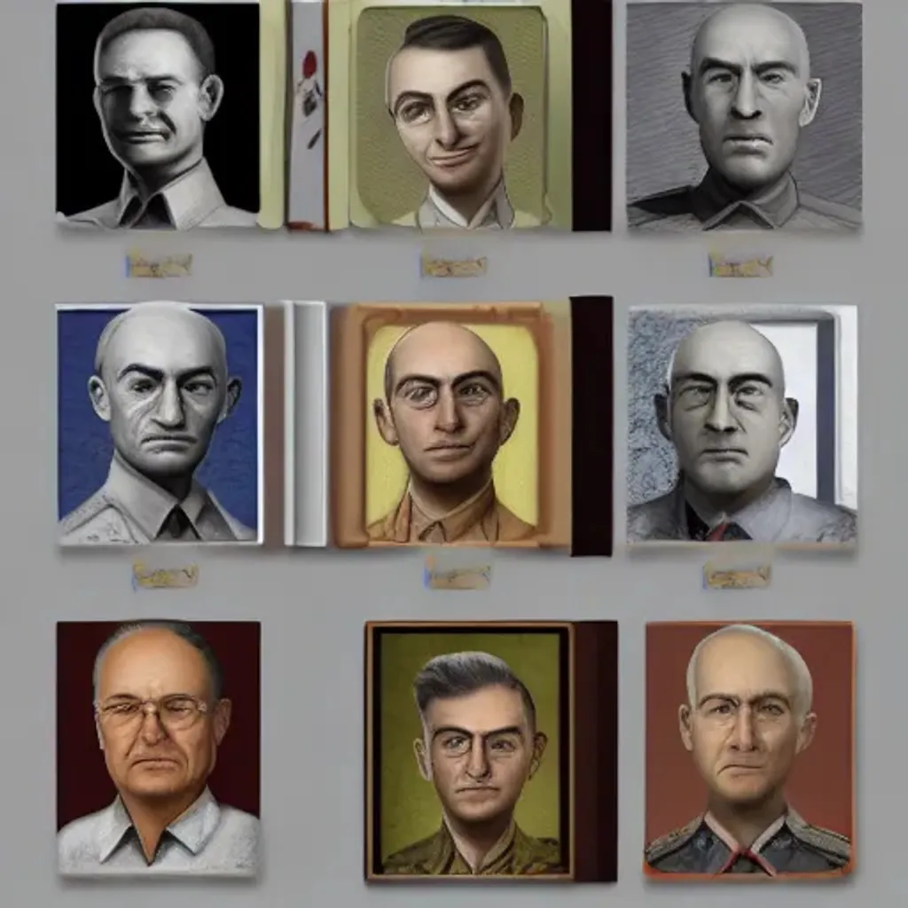 Prompt: Hoi4 Portraits Realistic