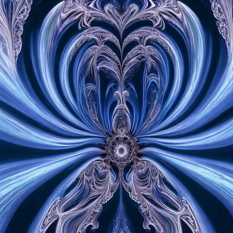 Immaculate droste fractal reflection | OpenArt