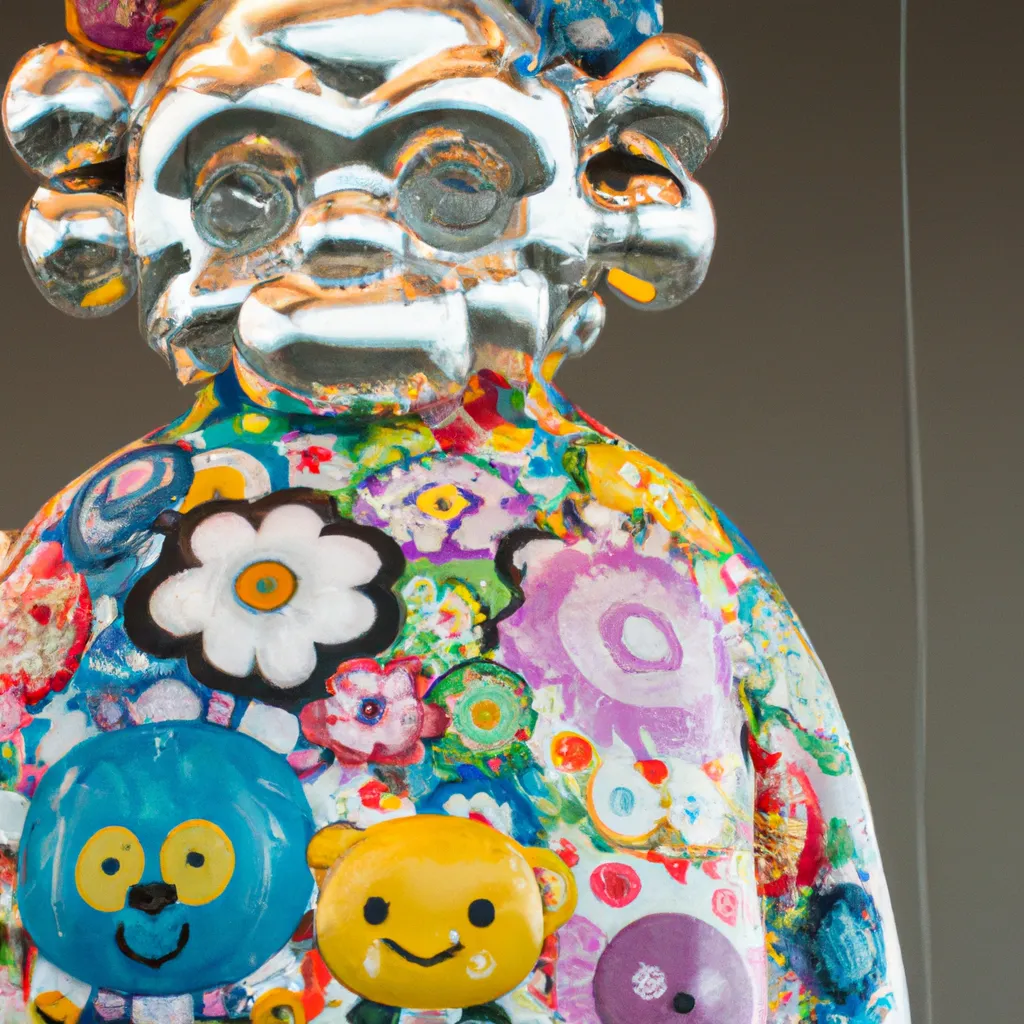 Prompt: Granny, by Takashi Murakami 