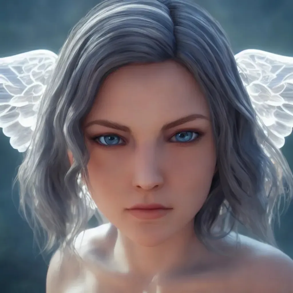 Prompt: photorealistic beautiful angel with quantum spiritual enlightenment, Highly Detailed facial features, silky dressed, Cinematic Lighting, octane render, unreal engine, artwork by Alois Arnegger, by Jason Felix by Steve Argyle.