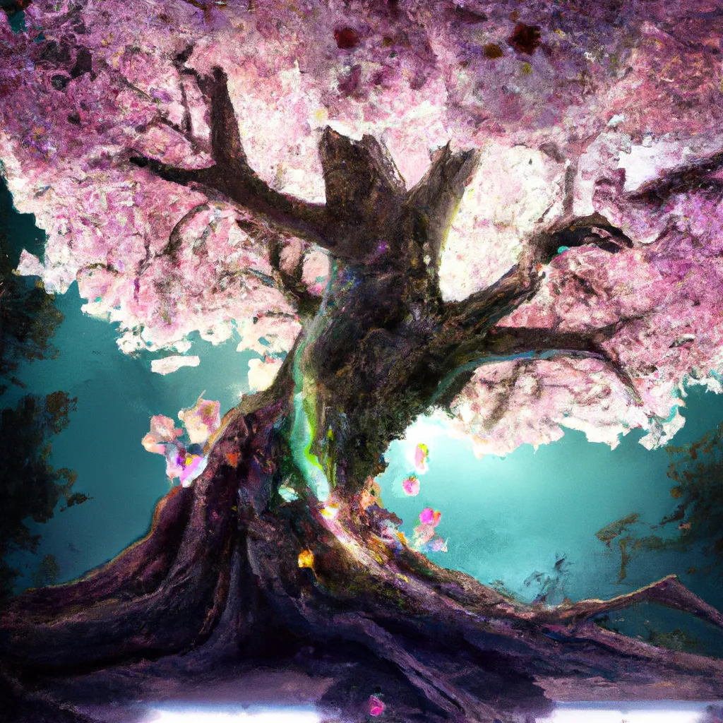 Cherry Blossom Tree in Acrylics. by PandiiVan on DeviantArt