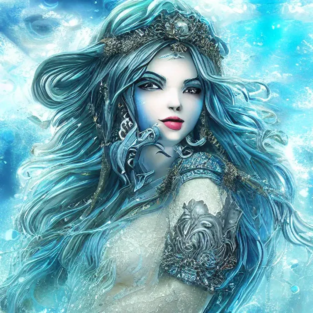 Prompt: water spirit fantasy super detailed, 8k, high quality, beautiful face
