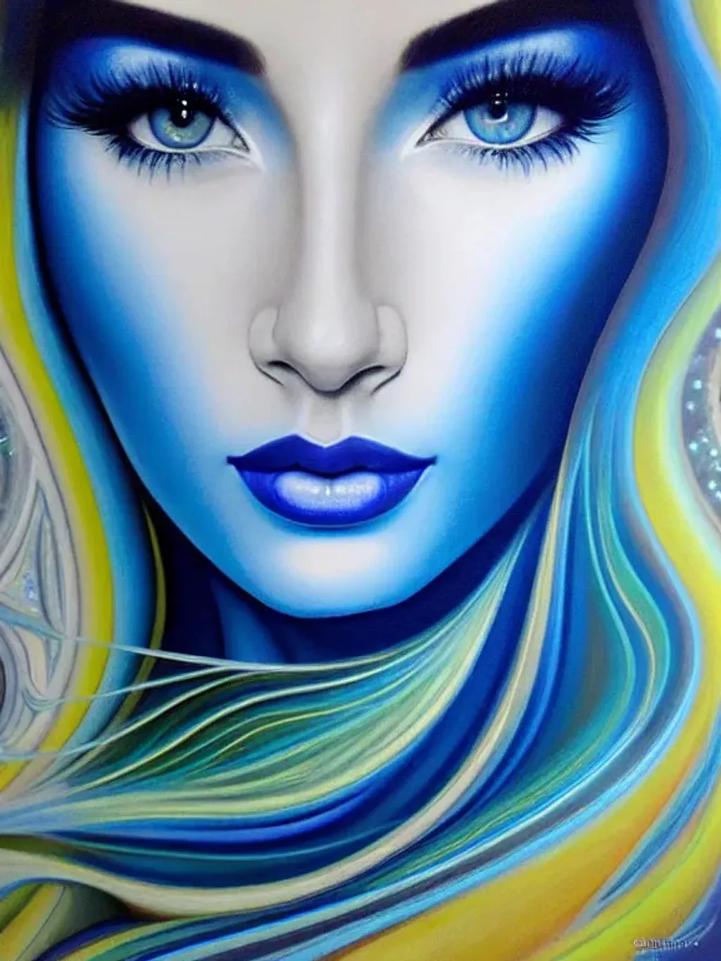 Portrait Modern Style City Druid Manganese Cobalt OpenArt portrait-modern-style-city-druid-manganese-cobalt-openart