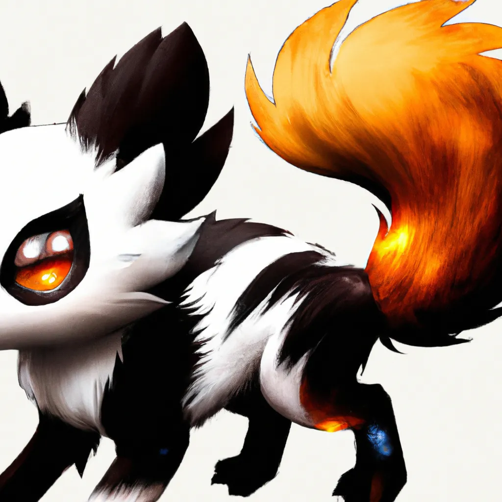 Prompt: skunk pokemon, spotted skunk, fire and ghost type pokemon, cute, cute ghost, mascot, starter, like eevee, like flareon, ken sugimori style, pokemon design, pokemon concept, fakemon, new pokemon, trending online, fluffy, adorable, ken sugimori, high quality, 8k, digital Art, perfect composition, beautiful detailed intricate insanely detailed octane render trending on artstation, 8 k artistic photography, photorealistic concept art, soft natural volumetric cinematic perfect light, chiaroscuro, award - winning photograph, masterpiece, oil on canvas, raphael, caravaggio, greg rutkowski, beeple, beksinski, giger