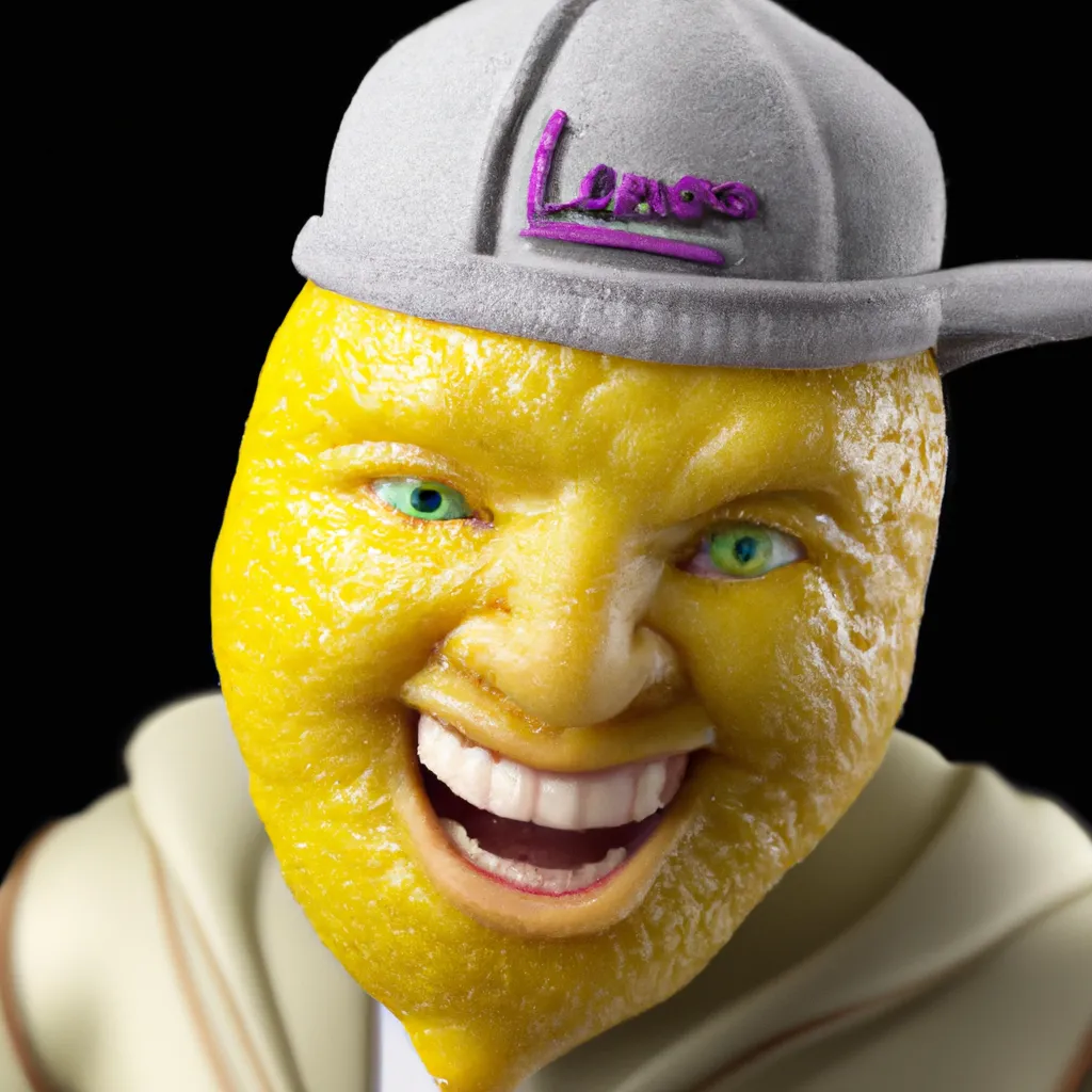 Prompt: An extremely detailed humanoid lemon smiling, dressed as a rapper, portrait,
high quality, super realistic, professional photography