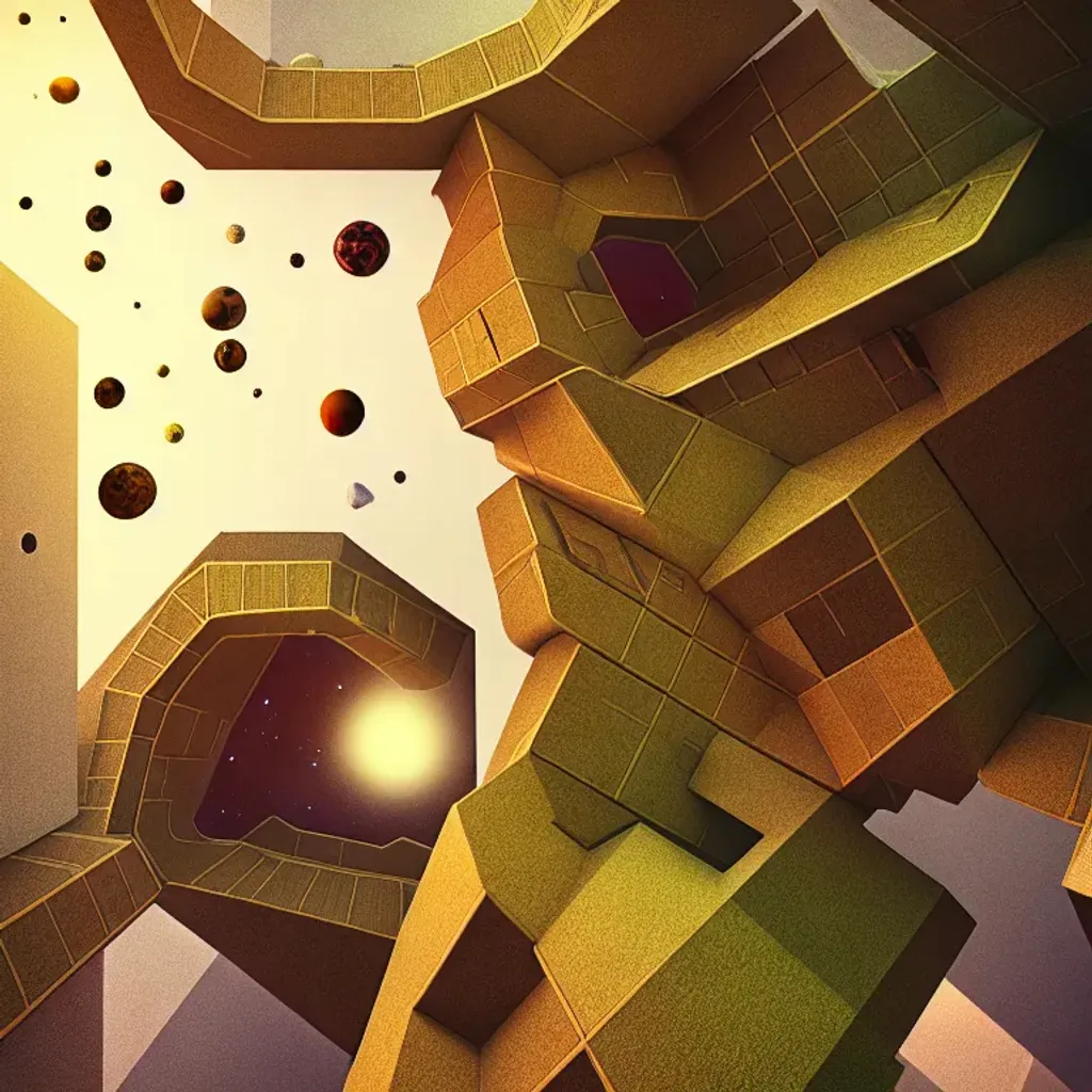 Prompt: isometric tower, universe inside tower, photorealistic, 8k, cinematic photography