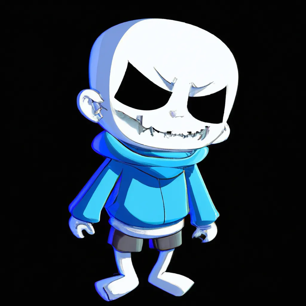 Prompt: Sans from undertale