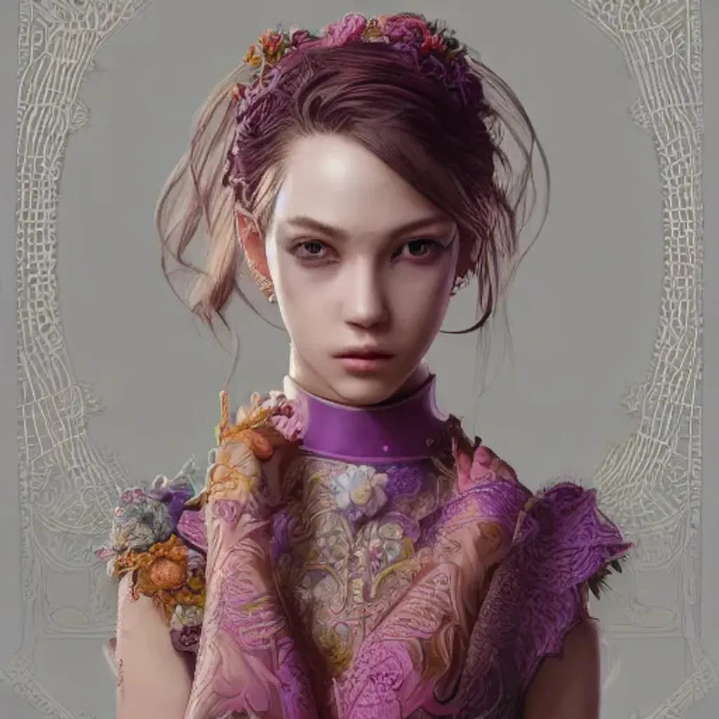 Prompt: studio portrait of colorful female cleric as absurdly beautiful, elegant, young skinny gravure idol, ultrafine photorealistic face illustration by kim jung gi, irakli nadar, intricate linework, sharp focus, bright colors, matte, octopath traveler, final fantasy, unreal engine highly rendered, global illumination, radiant light, intricate environment