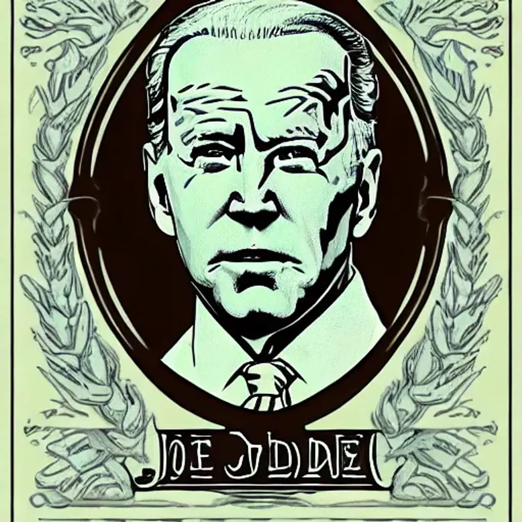 Prompt: Joe Biden in the style of H.P. Lovecraft and Ars Goetia