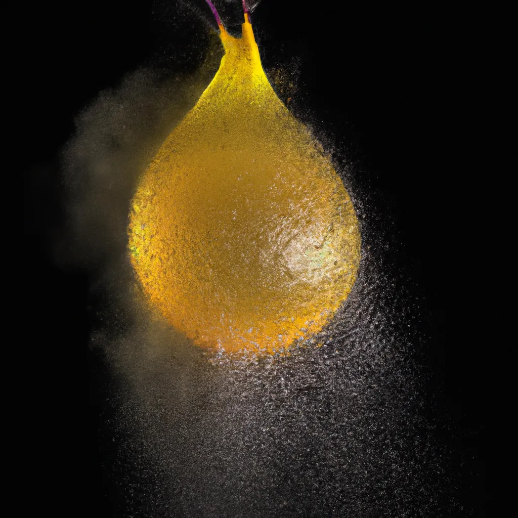 Prompt: A Photorealistic hyperrealistic close up high speed render of a  water balloon exploding , splashing water hugs around the balloon like a beautiful fine body with beautiful smooth curves, dark background, beautiful highly detailed droplets, reflections and refractions, dark studio backdrop, Beautiful studio lighting, Nikon Z7, ISO 400, Sigma 85mm f4.5 DG DN, aperture f/11, exposure 1/2000, studio lights, centered, high speed camera, studio lighting, crisp sharp focus, isolated background 