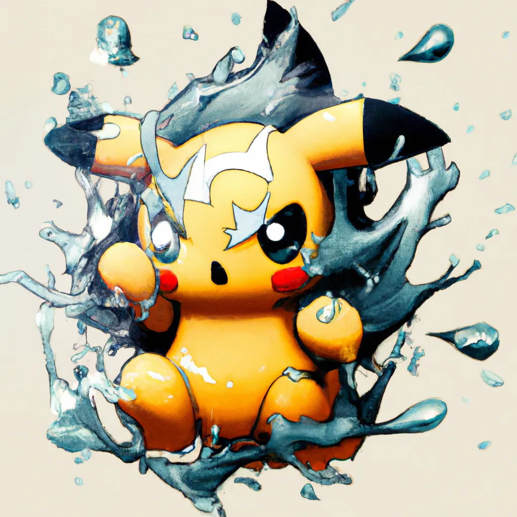 Prompt: Pokemon, splash art by Shaddy Safadi