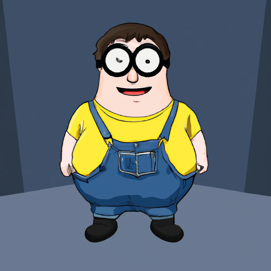 Prompt: Family Guy's Peter Griffin as a minion 