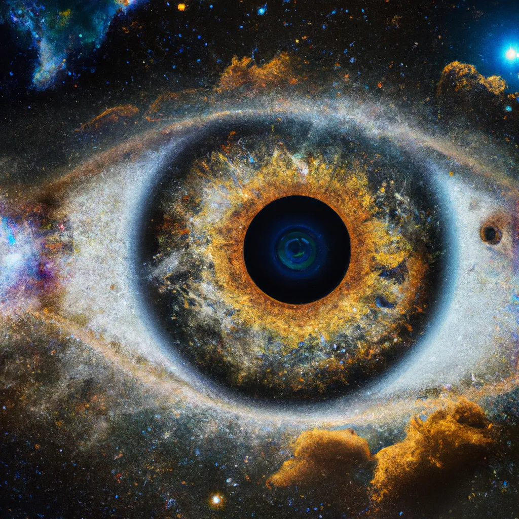 Prompt: hyperrealistic human eye full of galaxies, stars, nebula, in the style of futurism, futurism surreal eye art, rich vivid colors, professional composition, award-winning matte painting, 32k poster art, HSV, shot on a Nikon Z9, 