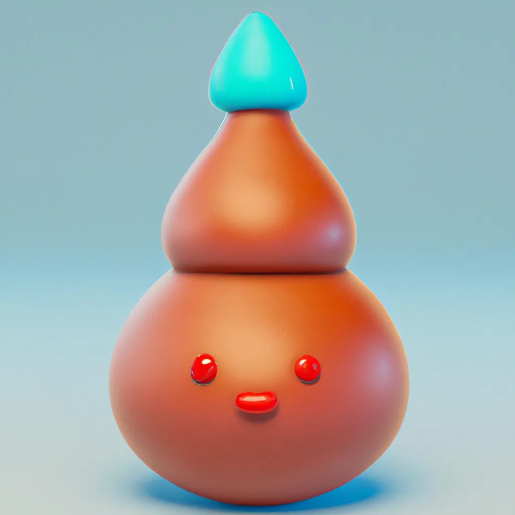 Prompt: 3D render of a cute rounded christmas tree in a clay style, red nose, frontal view, blue background, substance 3d painter, blender, smooth texture, warm lighting, high resolution, trending on behance.net, by Nintendo