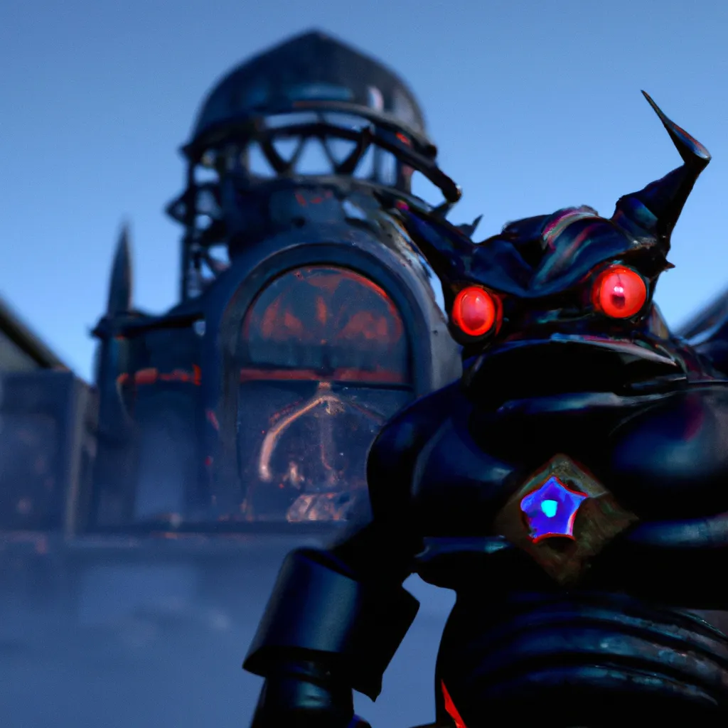 Prompt: Devil Minion wearing cosmic armour, Hell Mansion in the background, hyperrealistic, unreal engine 5, ray tracing x, high quality cqi, extremely detailed, cinematic, trending in artstation, HD, HQ, sharp focus, blender, cinema 4d,