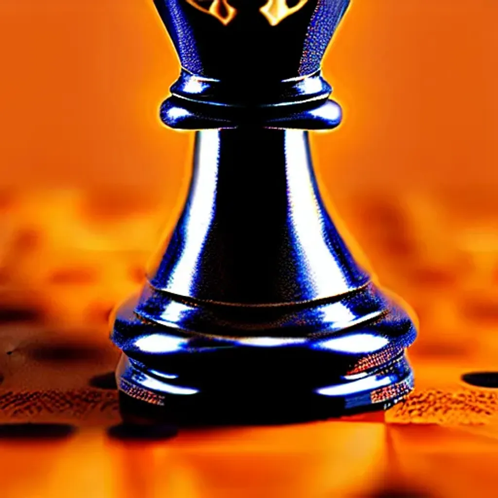 Prompt: Chess piece king crown real 