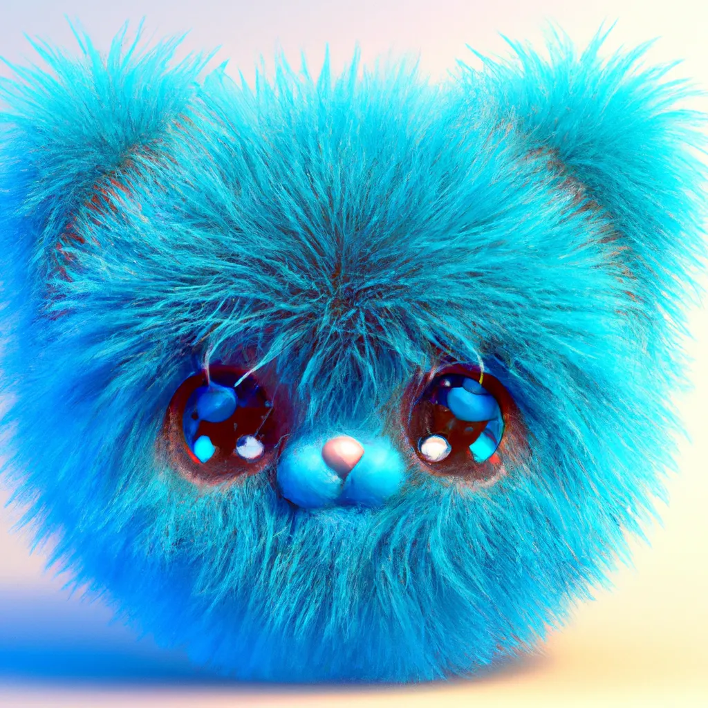 Prompt: kawai 3d furry cyte cuteness creature, character design charadesign, big charming anime manga cute eyes, vorticismcore chronopunk, vivid brilliant red and blue , hyperrealistic fur hyperdetailed