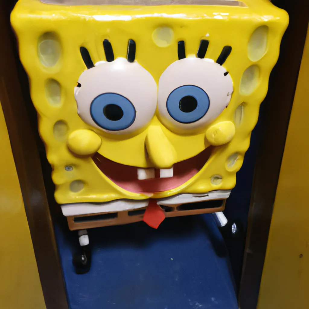 Prompt: A Minion in SpongeBob SquarePants