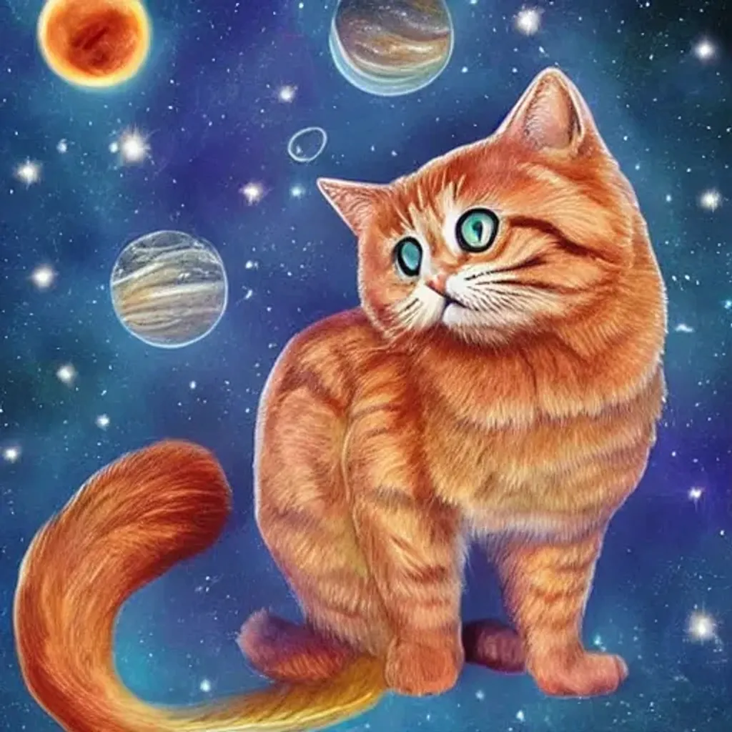 Prompt: Universe cat