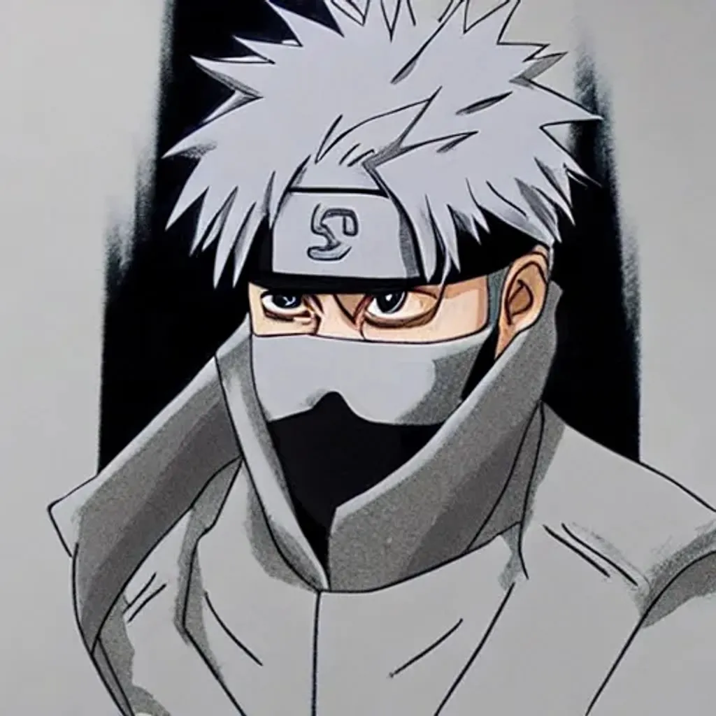 Kakashi 07  Naruto sketch drawing, Naruto drawings, Anime character drawing