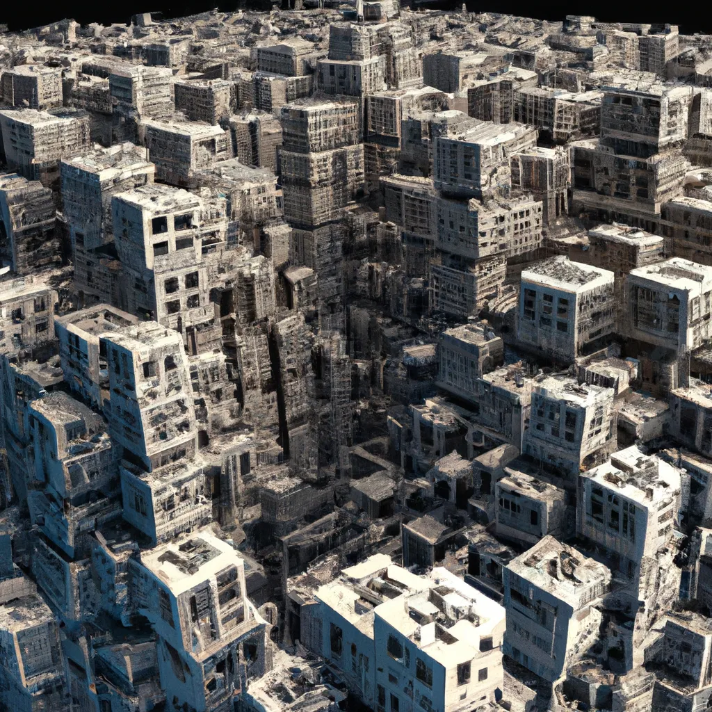 Prompt: 3d fractal city architecture menger cube 