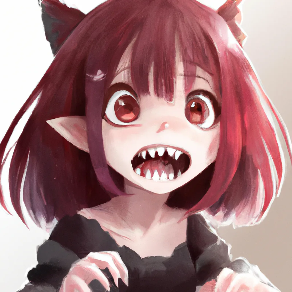 prompthunt: skull of an anime girl, large eyes and tiny teeth, cute,  kawaii, anatomically correct, anime fantasy illustration