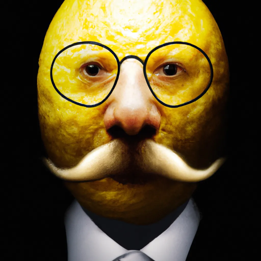 Prompt: Walter White is a lemon, portrait, high-detail, 8k