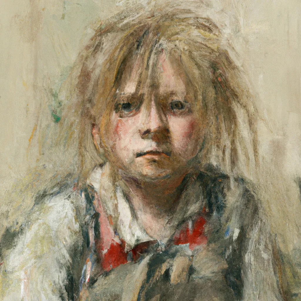 Girl With Dirty Face and Messy Hair, London, 1880, b... | OpenArt