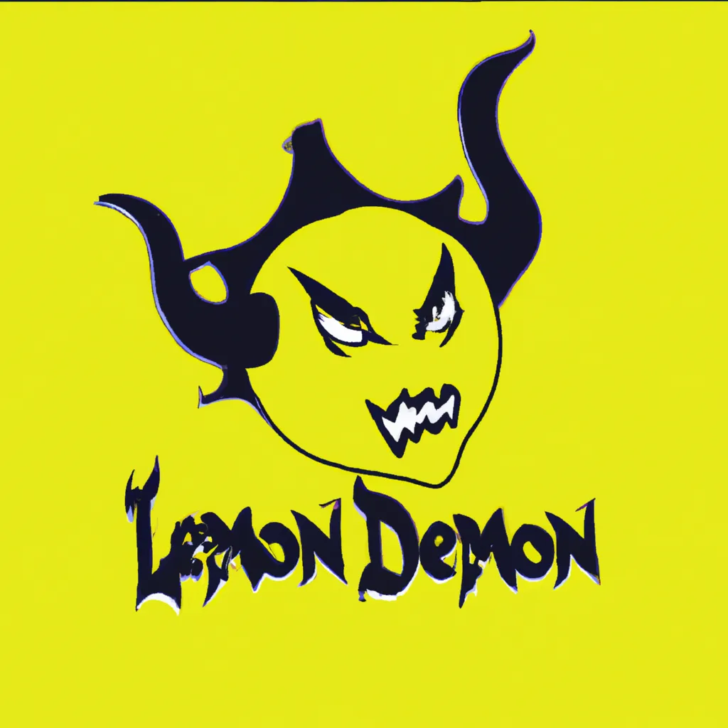 Prompt: Lemon demon the band logo