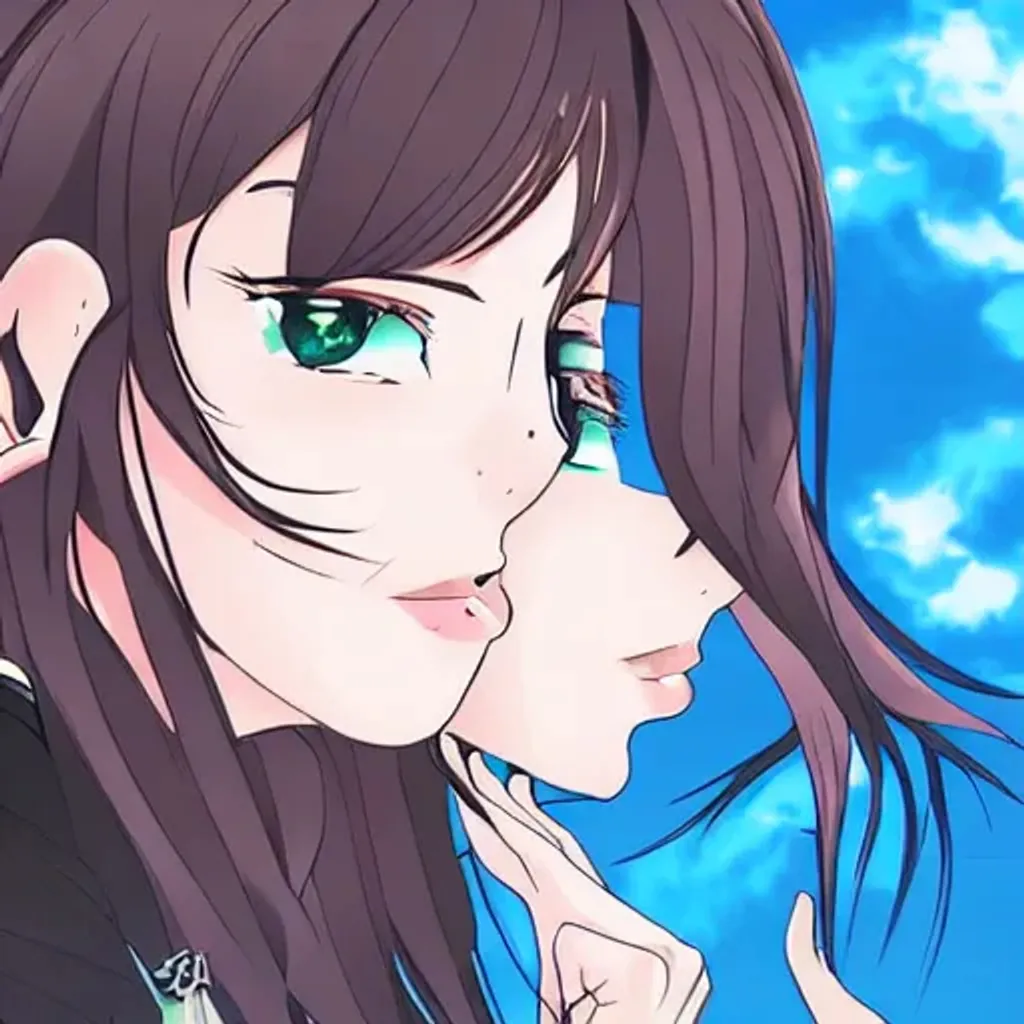 tender-kisses-lesbian-anime-1, lesbian heart