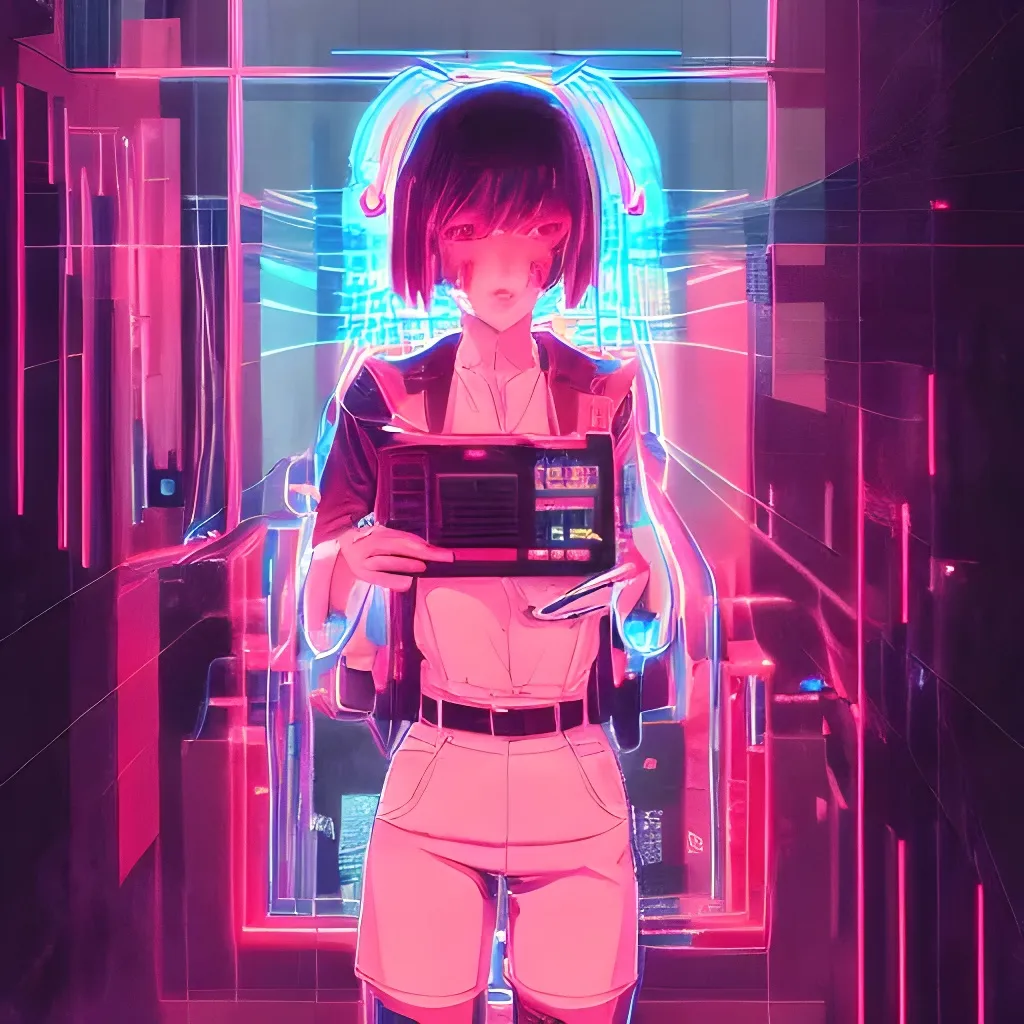 Anime Cyberpunk HD Wallpaper by vinny47