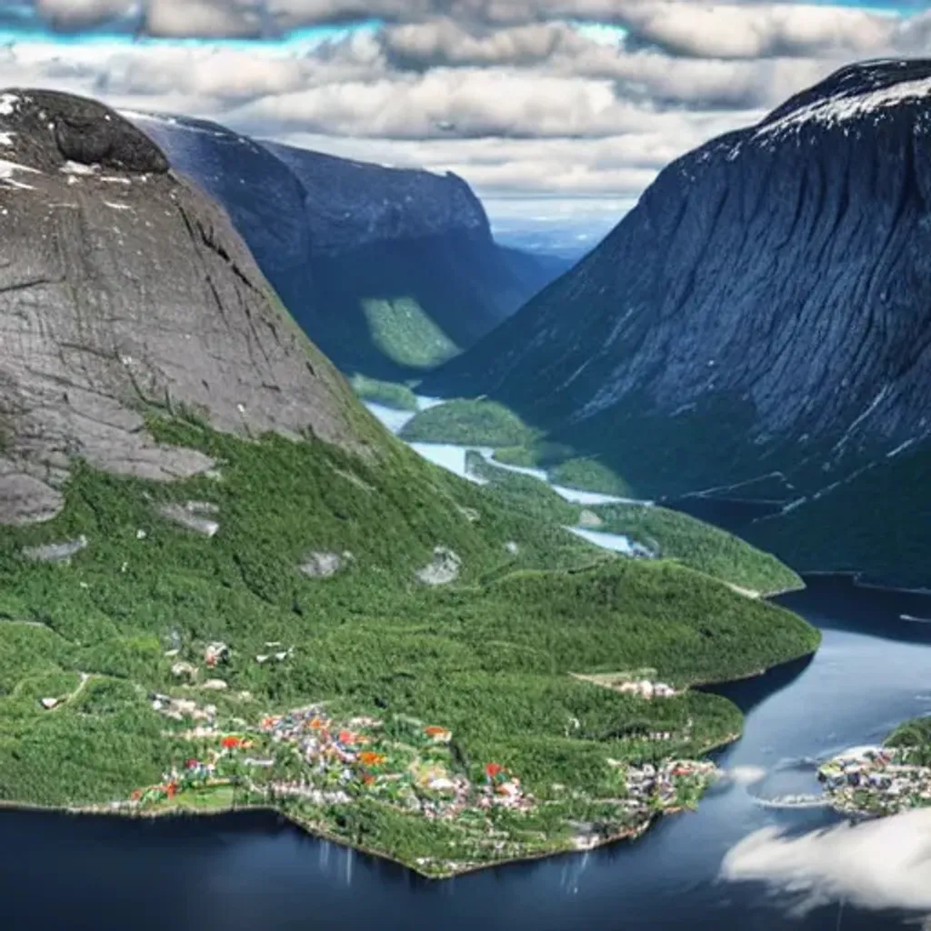 Prompt: Norway Mountains