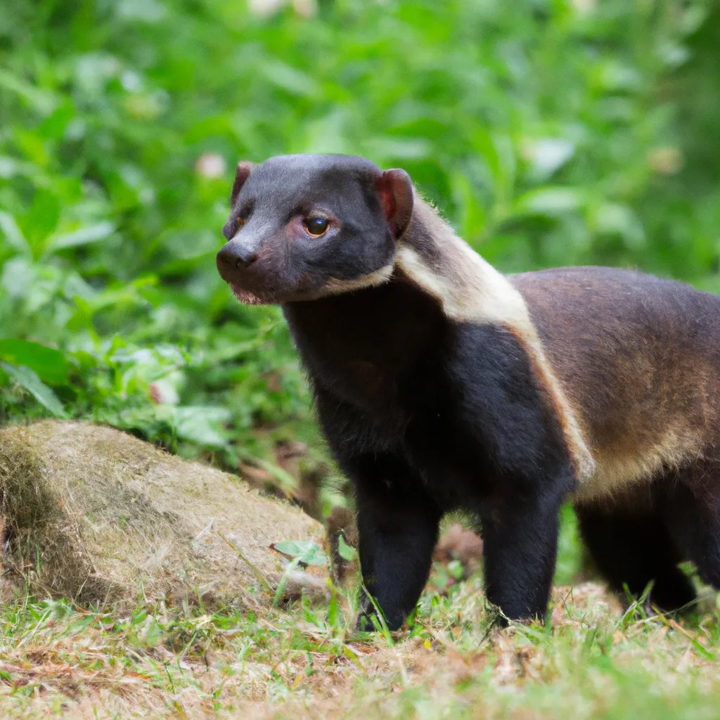 Prompt: skunk tayra hybrid