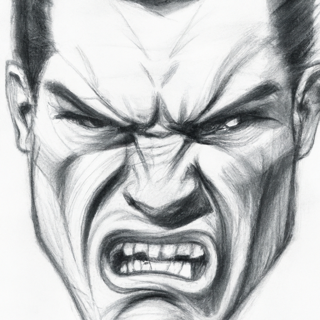 Angry,man,self,portrait,sketch - free image from needpix.com