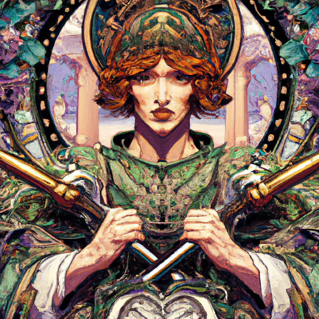 Prompt: Symmetric,character portrait by Alphonse Mucha,Greg Rutkowski,astounding ancient unsettling villainess statue with a katana,in the Louvre Museum,facing towards the camera with swagger,art nouveau era,poster art print,cherry blossoms,machinery,chic awesome vibe,200m,dull dark colours,intricately detailed,rich colour palette,4K,award winning,professional lighting,highest quality, trending on Art Station,red lightning,detailed realistic eyes,