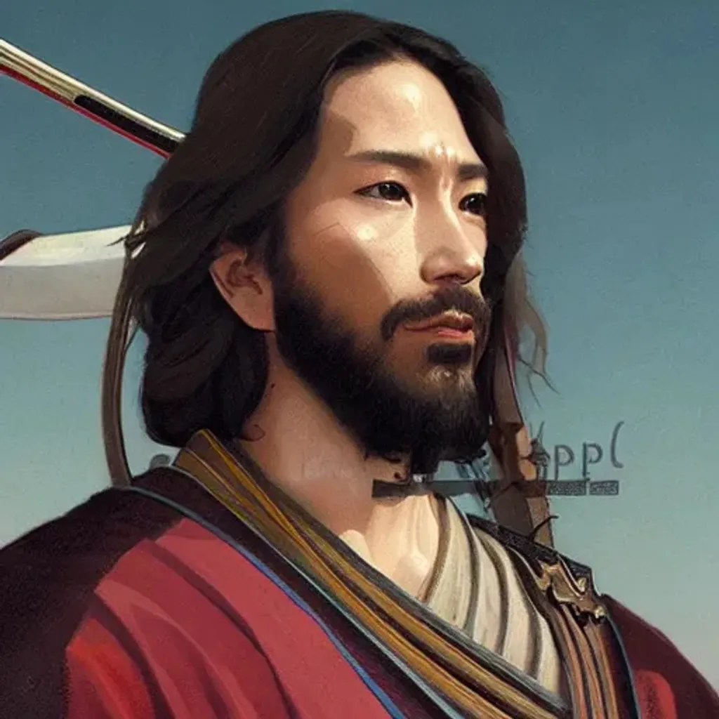 Prompt: Portrait of Jesus dressed as a samurai with a shining katana, {Mount Fuji}, perfect composition, hyperrealistic, super detailed, 8k, high quality, trending art, trending on artstation, sharp focus, studio photo, intricate details, highly detailed, by greg rutkowski