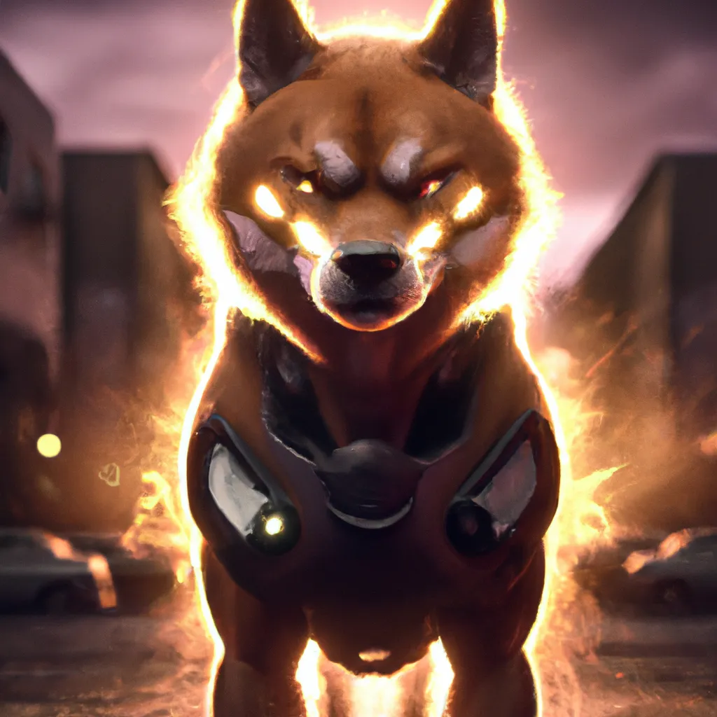 Prompt: a evil shiba inu as a transformer,4k, sharp, depth of field, digital art, high Detail, dramatic lighting, epic composition, cinematic, Artstation