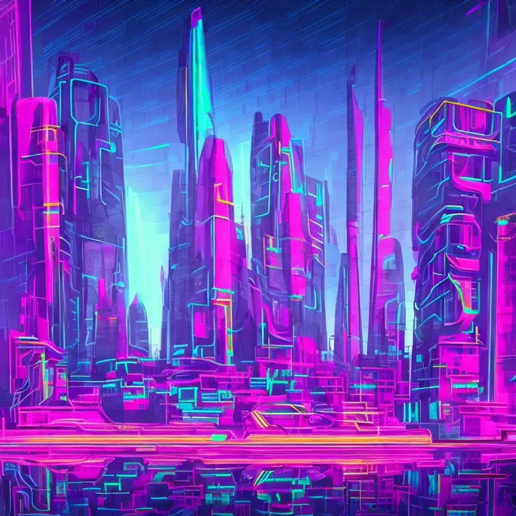 2k retro cyberpunk city wallpaper