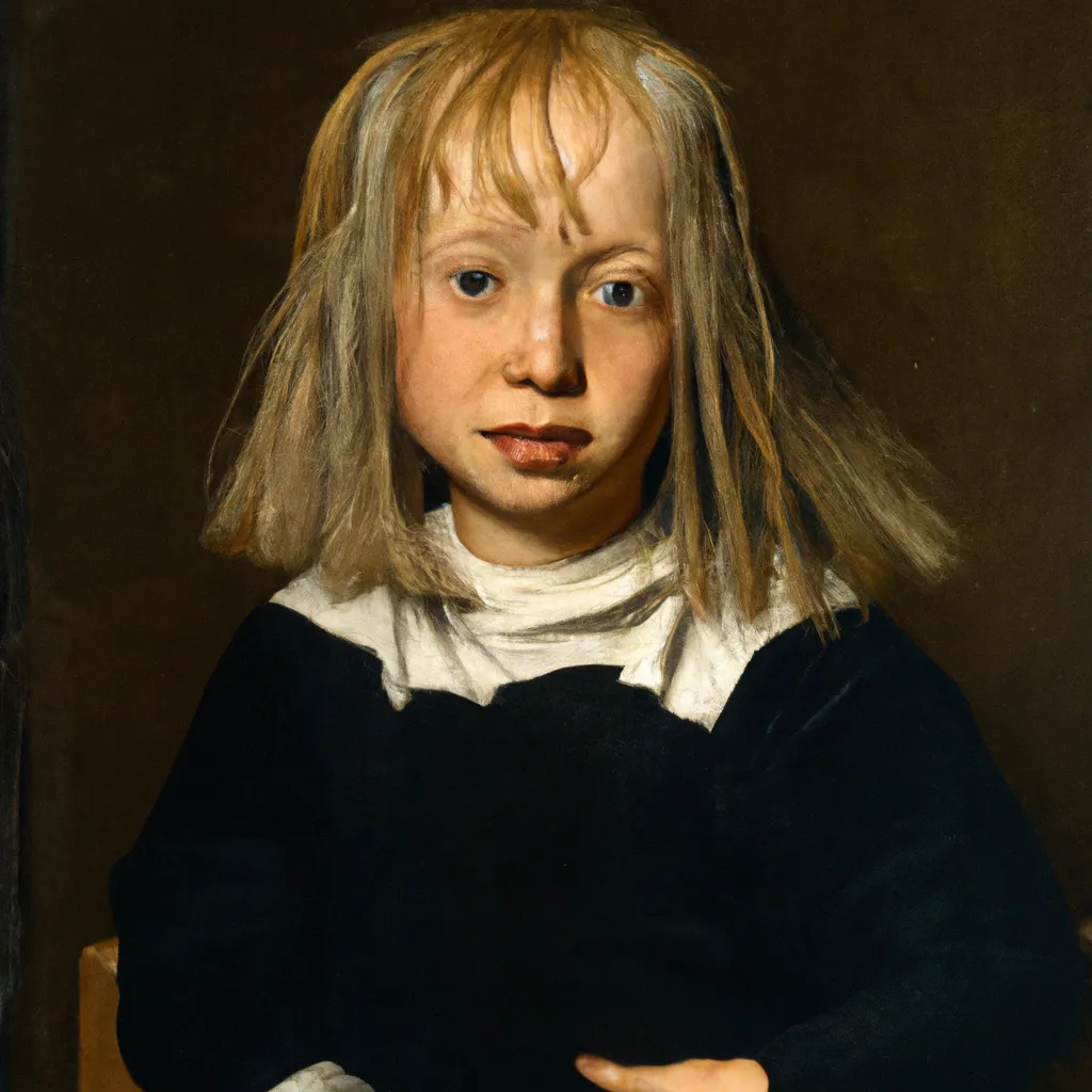 Girl With Very Messy Hair,1520, by Rogier van der We... | OpenArt