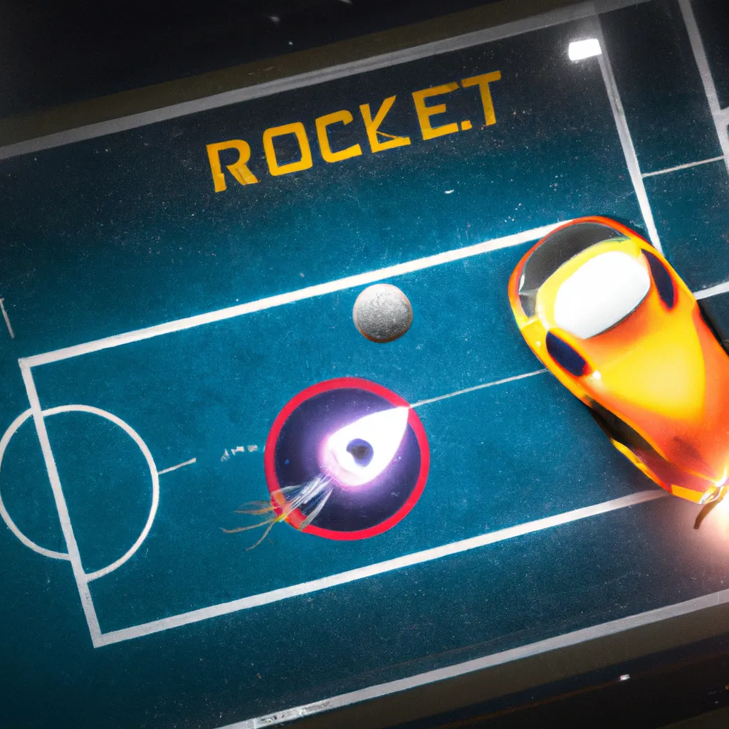 Prompt: rocket league game