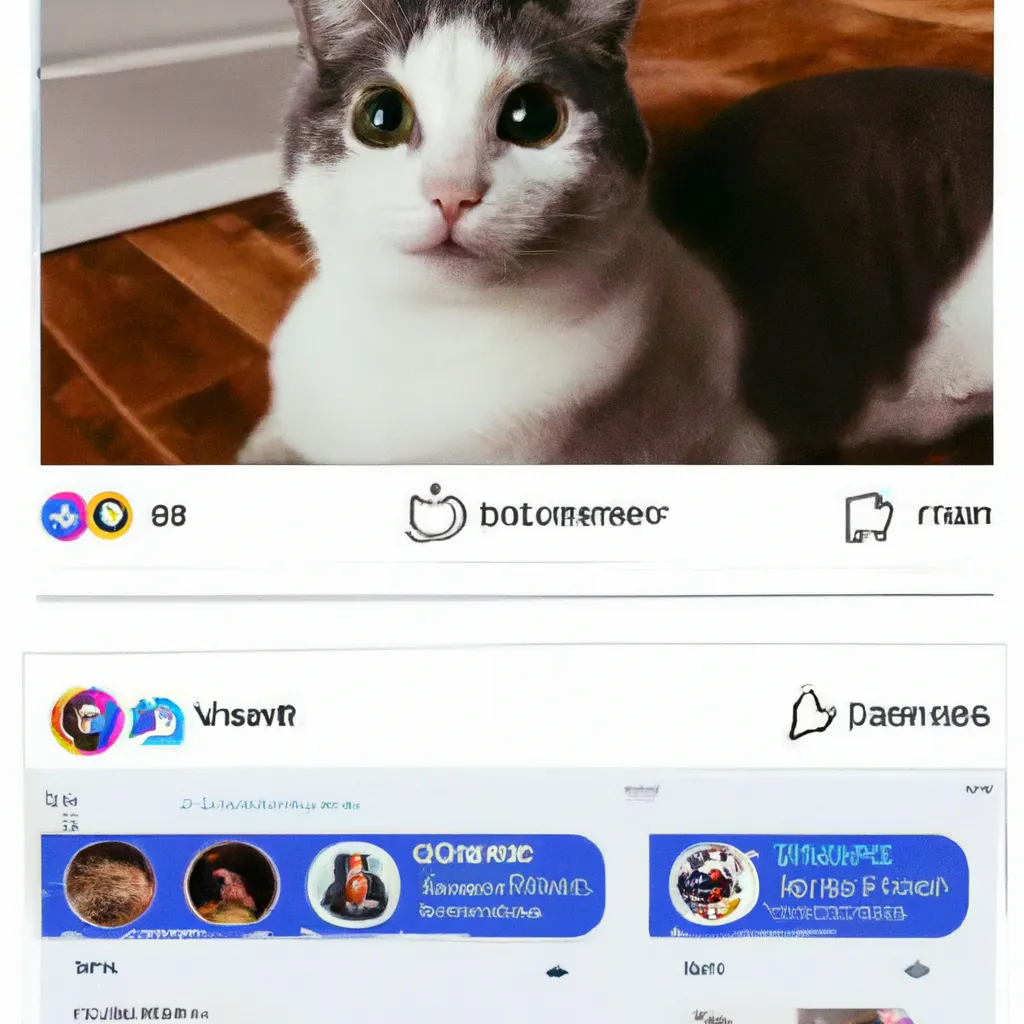 A screenshot of a cat meme on facebook in the early... OpenArt