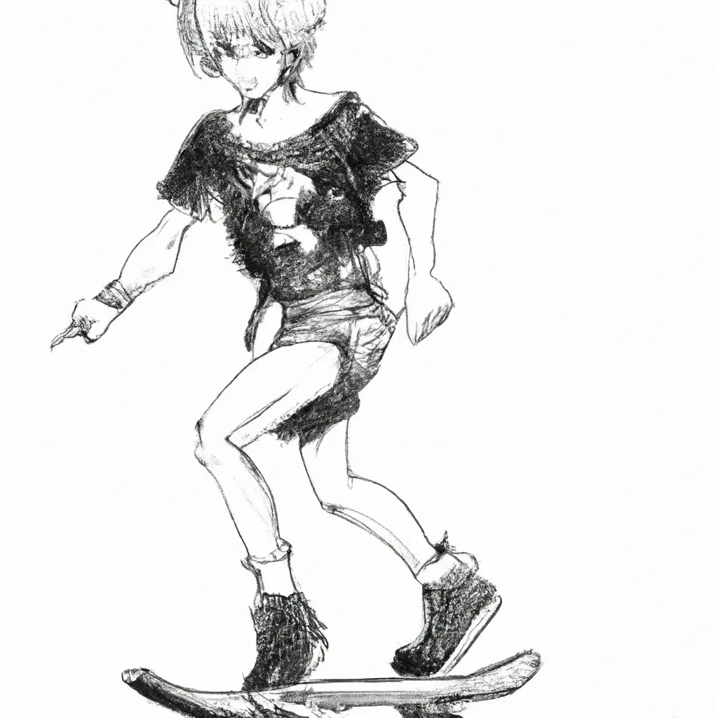 Anime Skateboard Boy and Girl Anime Manga Hold My Hands Art Board Print  for Sale by SadekCo