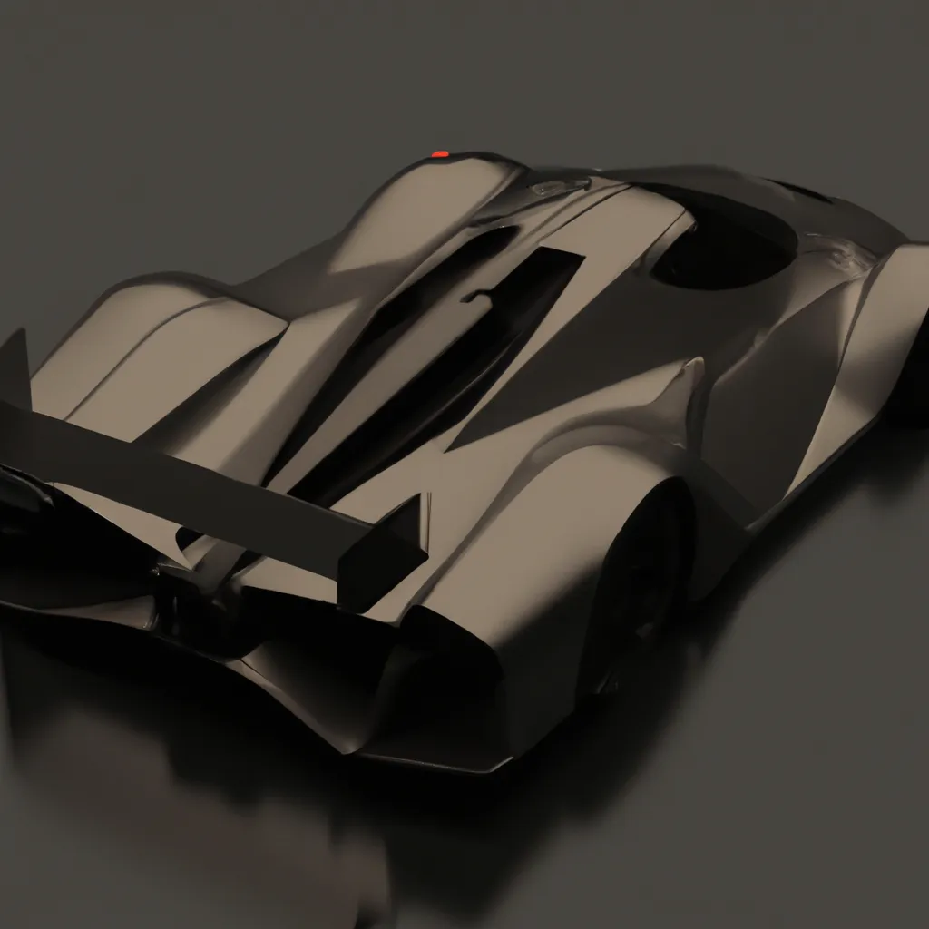 3d hypercar Vintage | OpenArt