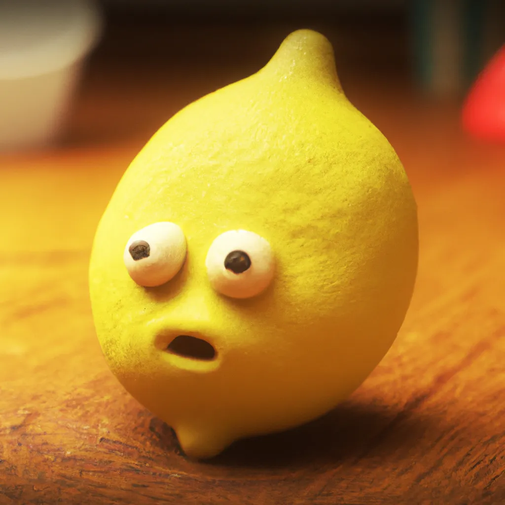 Prompt: cute lemon character, claymation, happy, center of frame, Stefano Colferai, high detail, leica lens, cinematic, lots of texture, by wes anderson, 8 k resolution, extremely detailed, beautiful, establishing shot, realistic materials, hyperrealistic