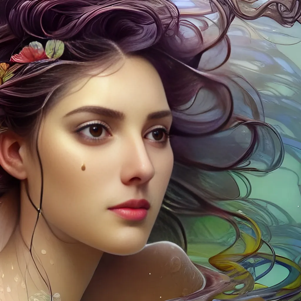 Prompt: stunningly beautifully detailed female, most beautiful facial features, full body underwater, flowing multi-colored silks wrapping her body like a dress, intricate, elegant, dreamy, highly detailed, romantic, photorealism, pseudo-realistic, digital painting, artstation, concept art, smooth, sharp focus, illustration, art by artgerm and Greg Rutkowski and Alphonse Mucha 64K IMAX hyperrealistic Salvador Dali Tomas Sanchez


