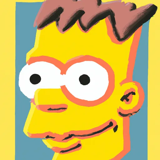 Prompt: Physicadilyc portrait of Bart Simpson 