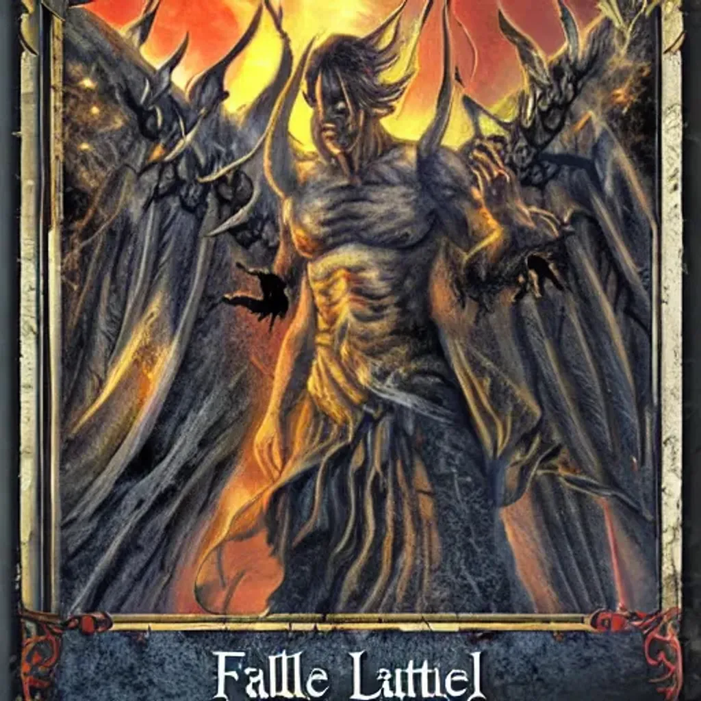 Prompt: fall of Lucifer