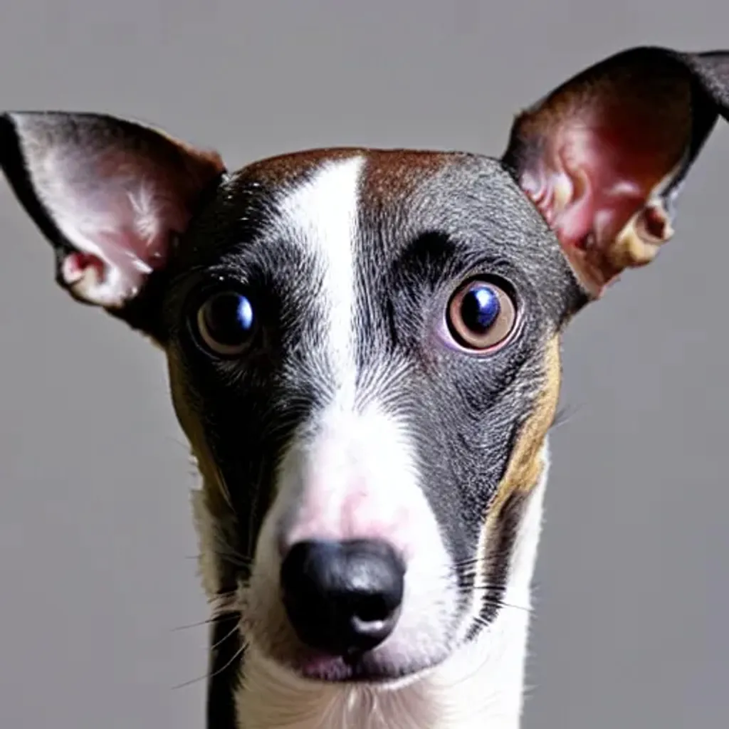 Prompt: Whippet Blue
